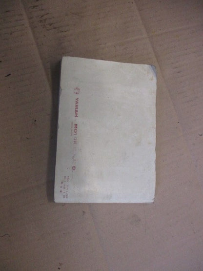 Manuel du propriétaire pour Yamaha 125 SR - 10F