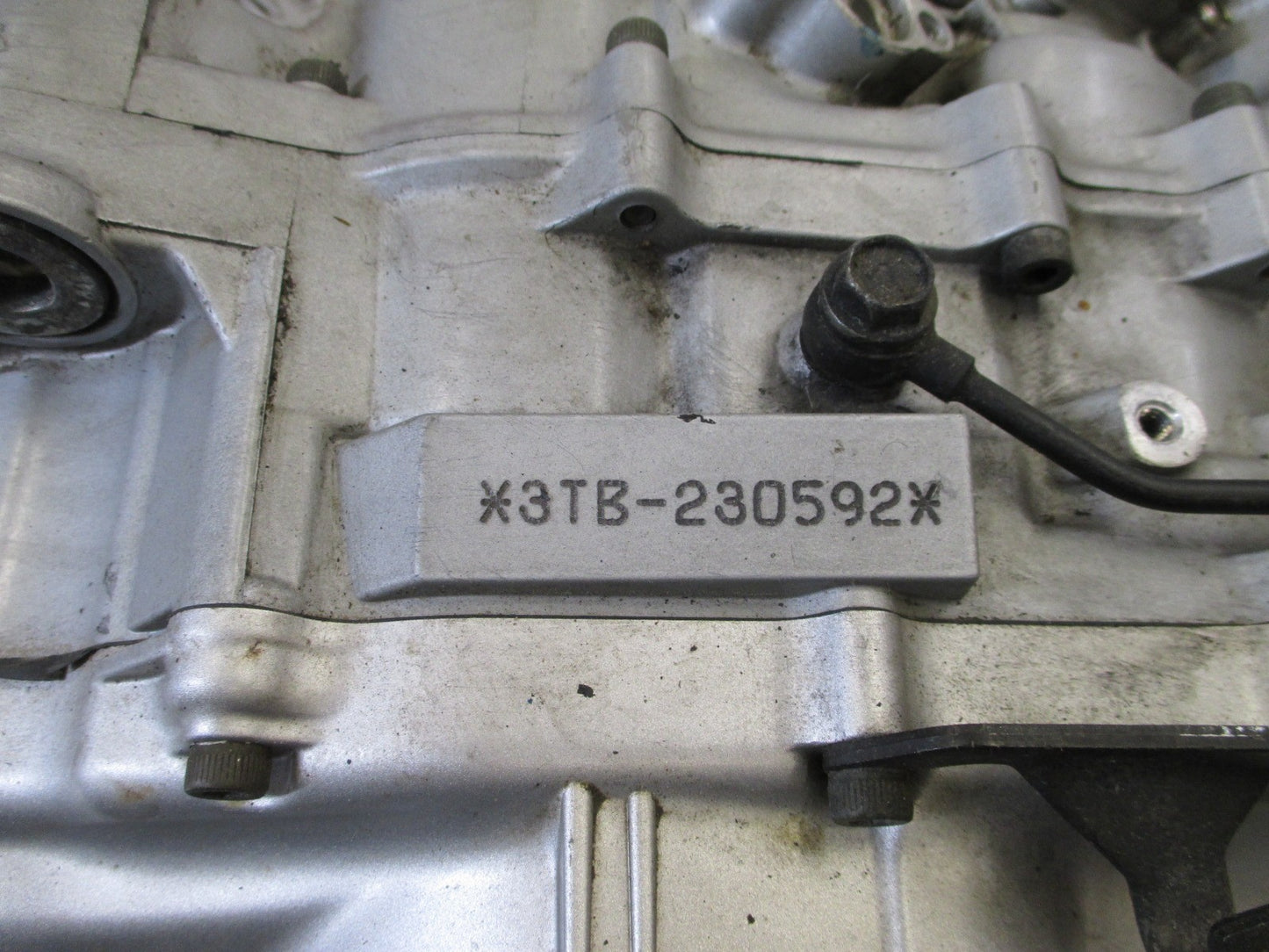 Moteur Yamaha 600 XTE - 3TB - commande d'embrayage sur carter d'embrayage