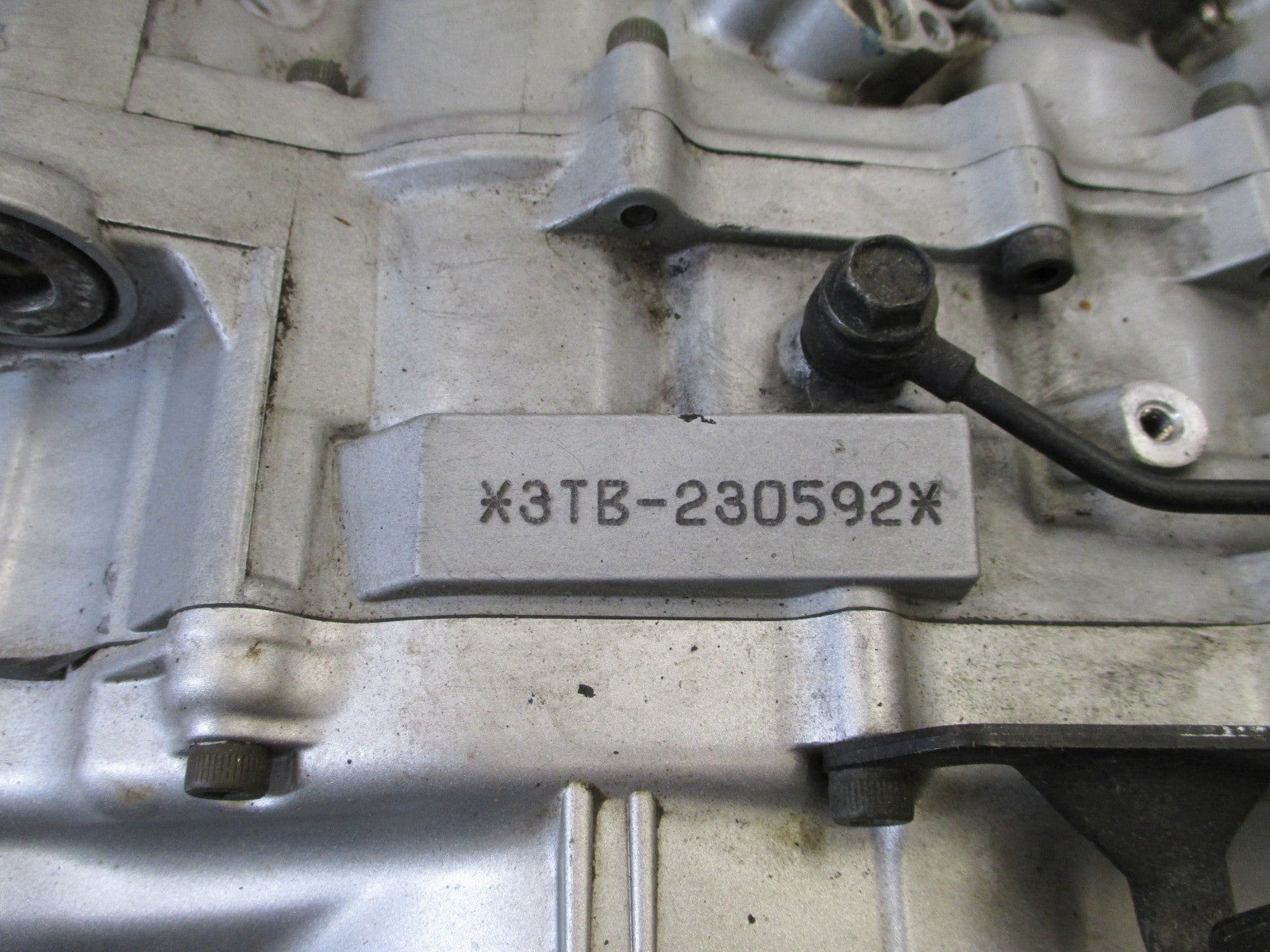 Moteur Yamaha 600 XTE - 3TB - commande d'embrayage sur carter d'embrayage