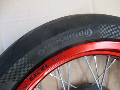 Roues EXCEL avec pneus jamais roulé Suzuki 750 DR - 800 DR - SR41A - SR42A