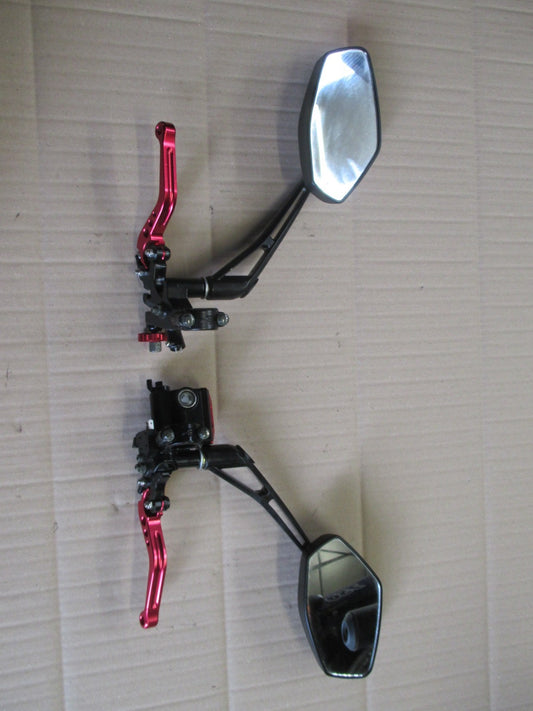 Commandes frein / embrayage +rétroviseurs Super Motard pour Yamaha 125 XTX - XTR