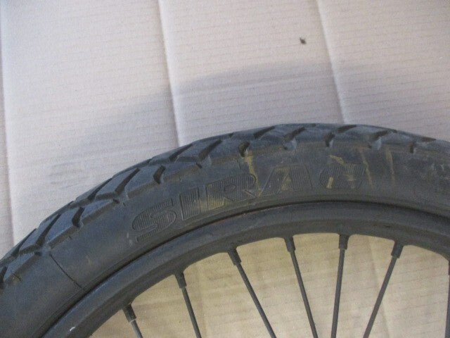 Roue avant avec pneu Michelin très peu roulé pour Honda 125 MTX - MTXR - TC02