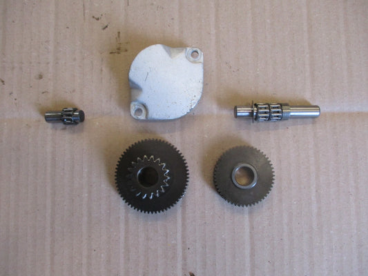 Pignons + carter de demarreur pour  Cagiva 350 - W12 - 2N1