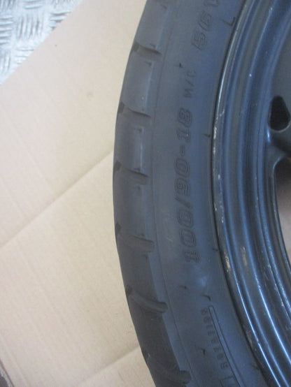 Roues avant + arrière pneu DUNLOP très peu roulé Yamaha 125 TDR - 4FU - 5AE