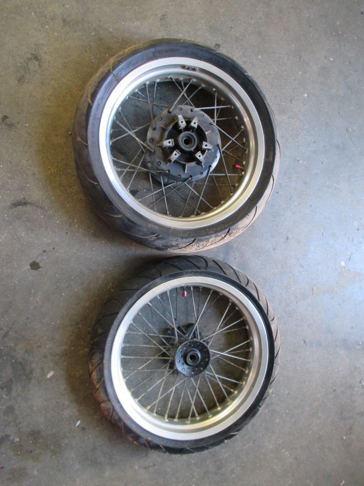 Roue avant et arrière avec jantes EXCEL pour Yamaha 600 XT - 2KF