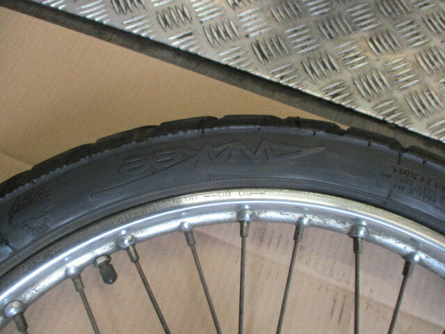 Roue avant avec pneu bon état pour Honda 125 XLR - JD04 - Frein à disque