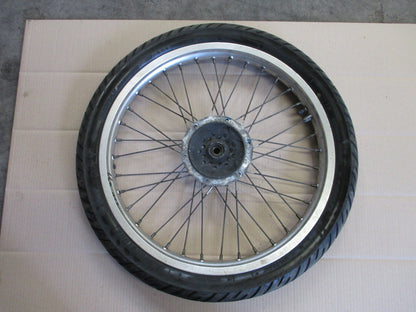Roue arrière 2.75 x 17 avec pneu BRIDGESTONE bon état pour Yamaha 660 XTZ - 3YF