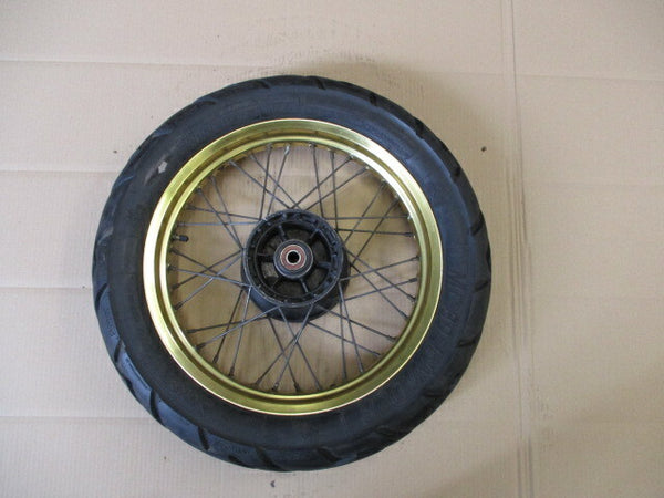 Roue arrière avec pneu très peu roulé pour Suzuki 600 DR - SN41A - couleur "or"