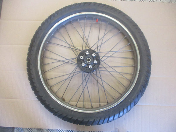 Roue avant avec pneu bon état pour Honda 125 NX Transcity - JD12
