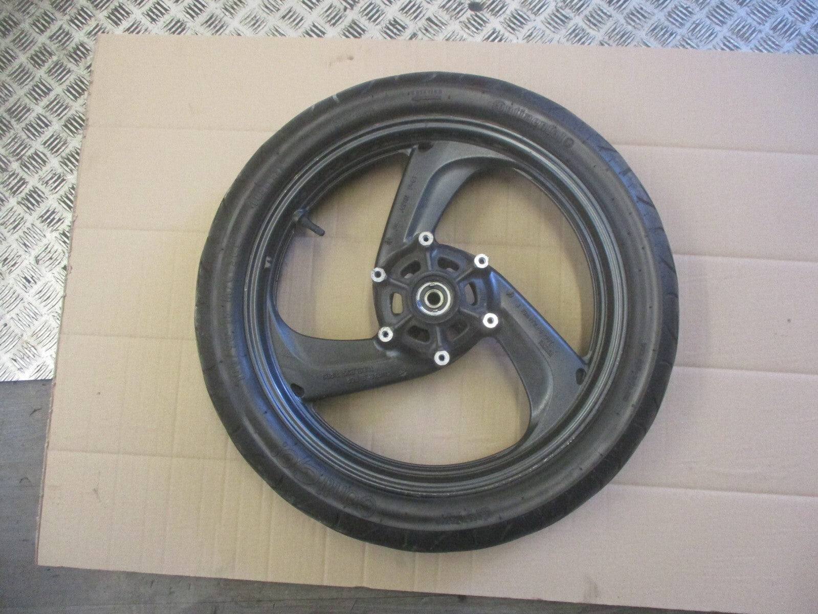Roues avant + arrière pneu CONTINENTAL très peu roulé Yamaha 125 TDR - 4FU - 5AE
