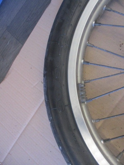 Roue avant avec pneu MICHELIN bon état pour Yamaha 660 XTZ - 3YF