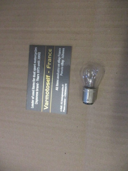 Ampoule de feu arrière NEUVE 6V - 21/5W pour Kawasaki 125 KE - KS - K1