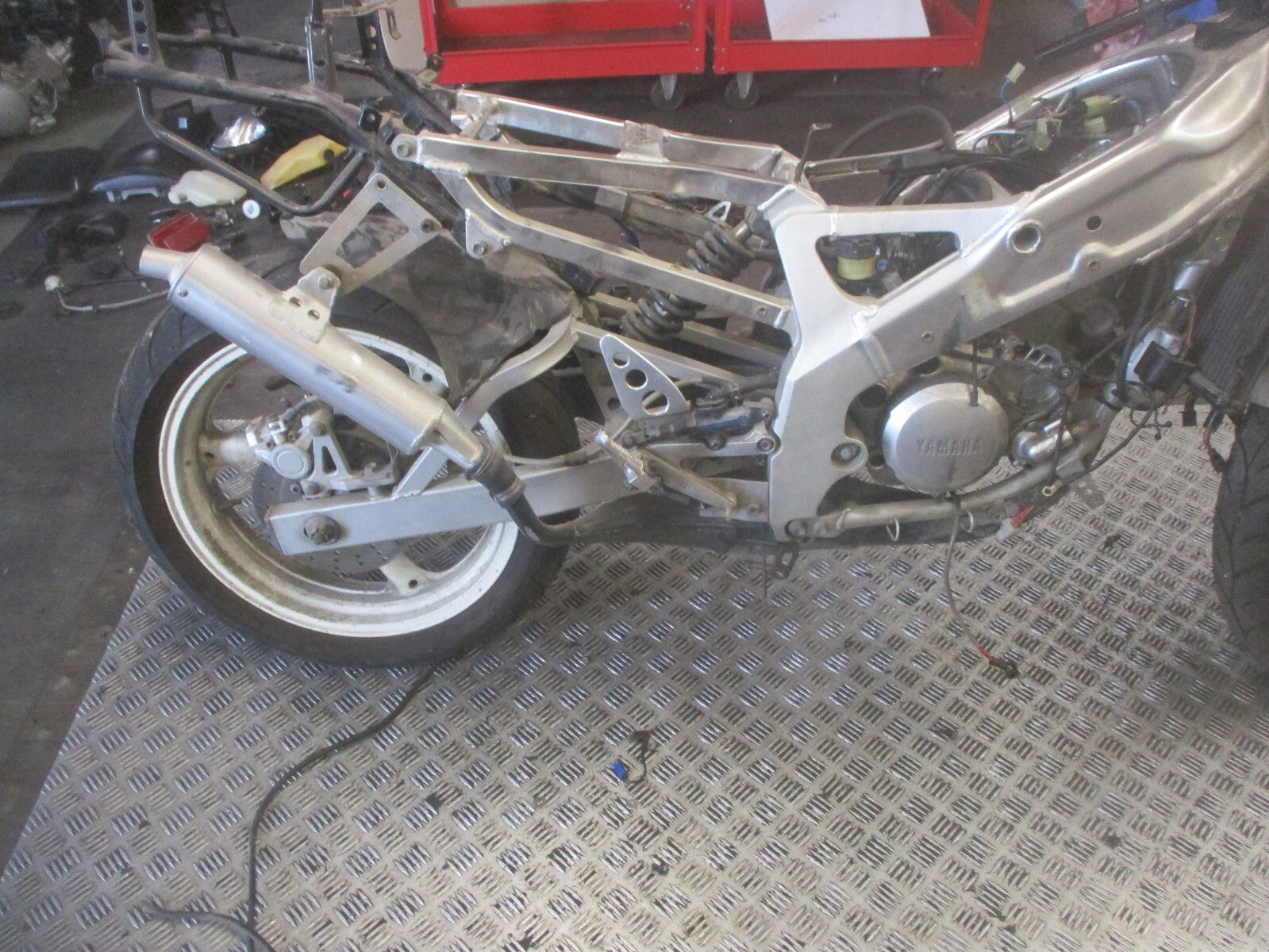 Pot + silencieux d'échappement pour Yamaha 125 TZR - 4FL