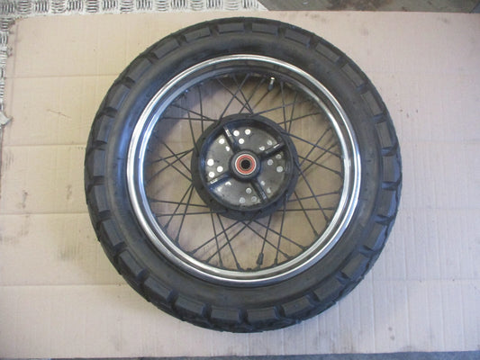 Roue arrière acier chromé avec pneu bon état Yamaha 600 XTE - 3TB - 4PT - DJ02