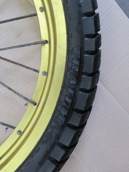 Roue avant arrière avec pneu DUNLOP peu roulé Honda 600 XLL - XLM - XLLM - PD04
