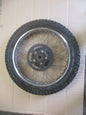 Roue arrière - pneu METZELER très peu roulé - Honda 125 XLR - JD04