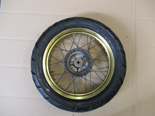 Roue arrière avec pneu très peu roulé pour Suzuki 600 DR - SN41A - couleur "or"