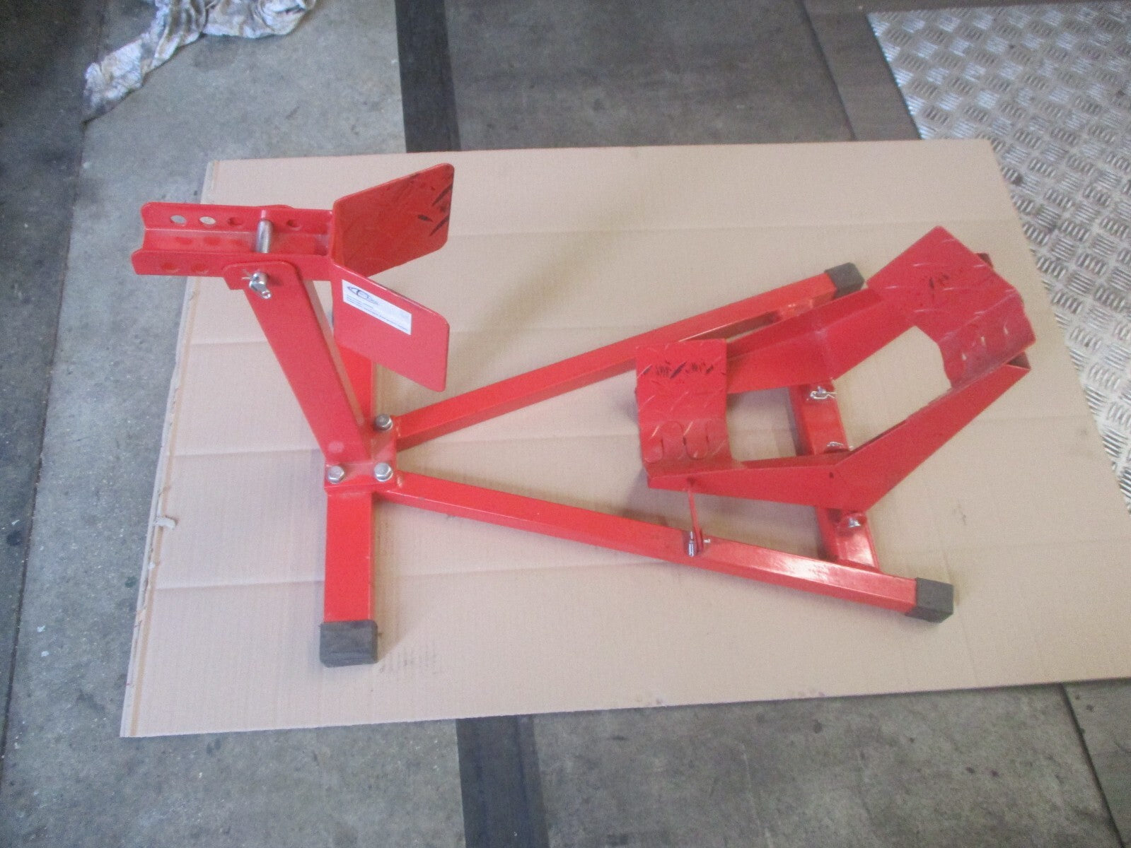 Bloc roue avant de moto, réglable