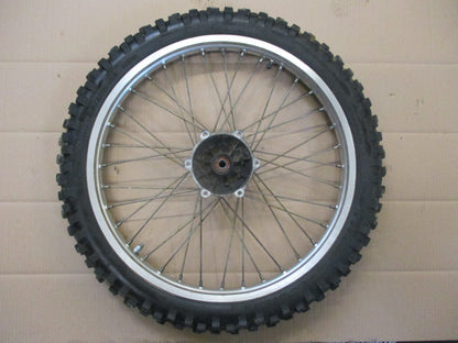 Roue avant avec pneu cross très peu servi pour Kawasaki 125 KMX - MX125B