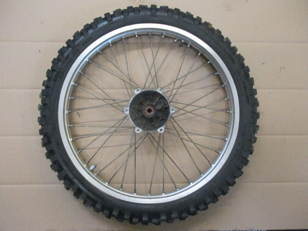 Roue avant avec pneu cross très peu servi pour Kawasaki 125 KMX - MX125B