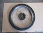 Roue avant avec pneu Dunlop Trailmax très peu roulé Yamaha 125 DTLC - 10V