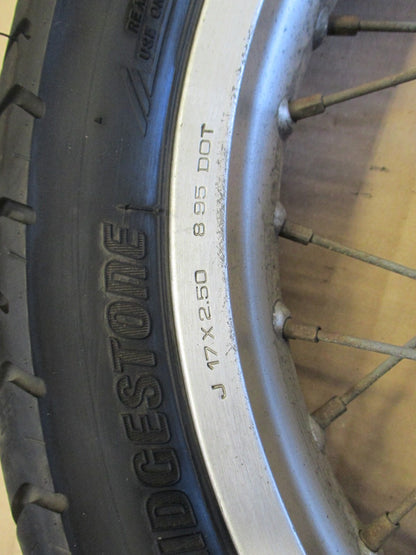Roue arrière 2.50x17 couleur alu pour Honda 600 Transalp - PD06 - PD10