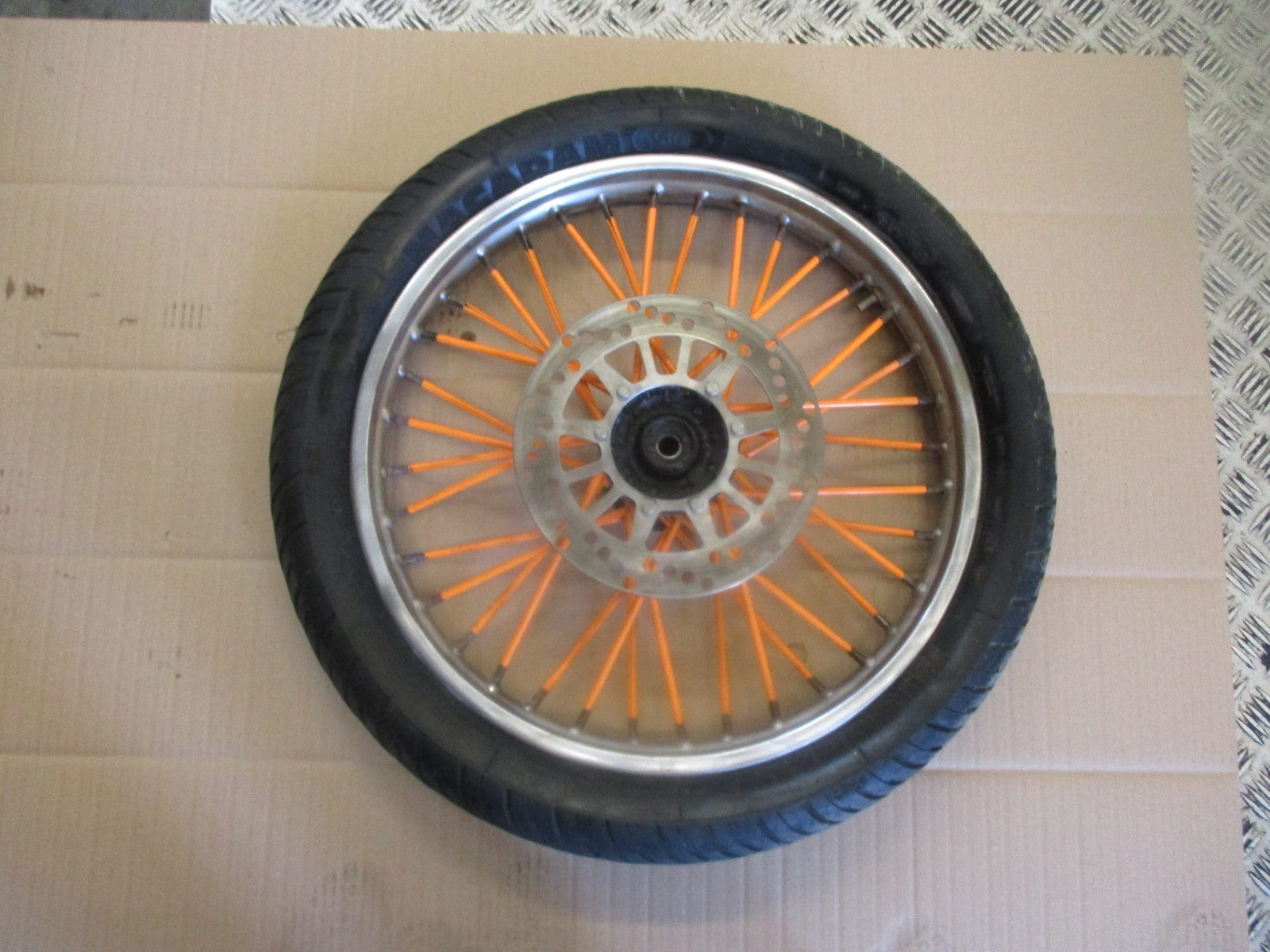 Roue avant et arrière Super Motard + disques pour Yamaha 125 DTR - DTRE