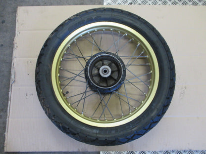 Roue arrière avec pneu Michelin très peu roulé pour Yamaha 125 Ténéré - BLG