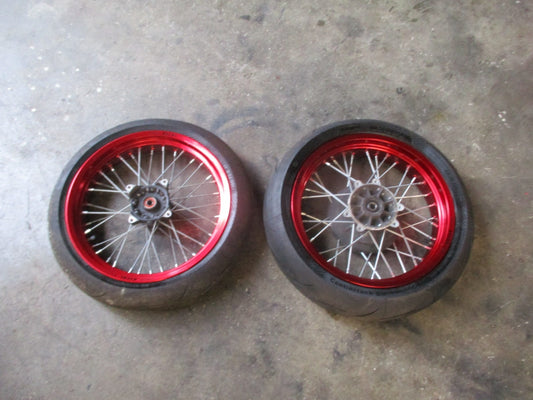 Roues EXCEL avec pneus jamais roulé Suzuki 650 DR - SP41A
