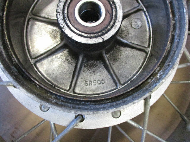 Roue arrière pneu bon état Yamaha 125 TW - DE054 - Phase 2 - Tambour 130 mm