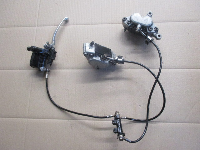 Ensemble freins avant avec durites aviation pour Yamaha 850 TDM - 3VD
