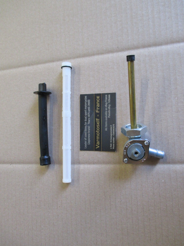Robinet essence NEUF + filtre + levier commande Honda 125 XLV - Varadéro - JC32