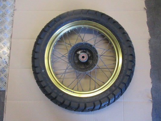 Roue arrière avec pneu très peu roulé pour Suzuki 600 DR - SN41A - couleur "or"