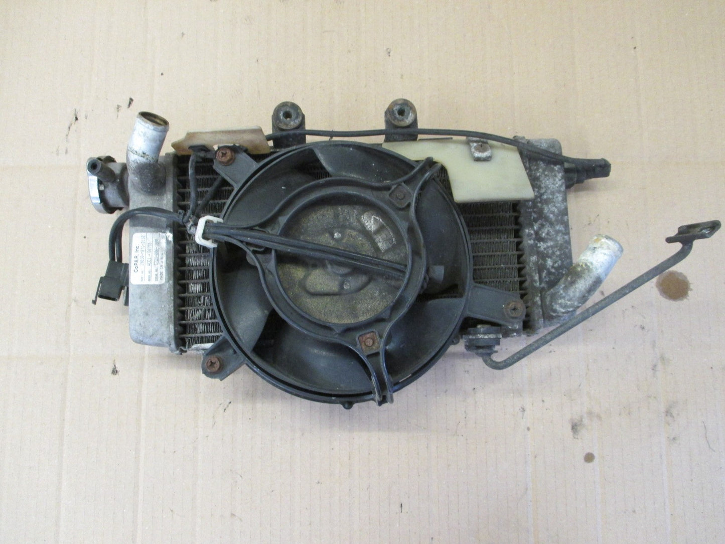 Radiateur droit + ventillateur pour Honda 1000 XLV Varadéro - SD02 - 2003/2010