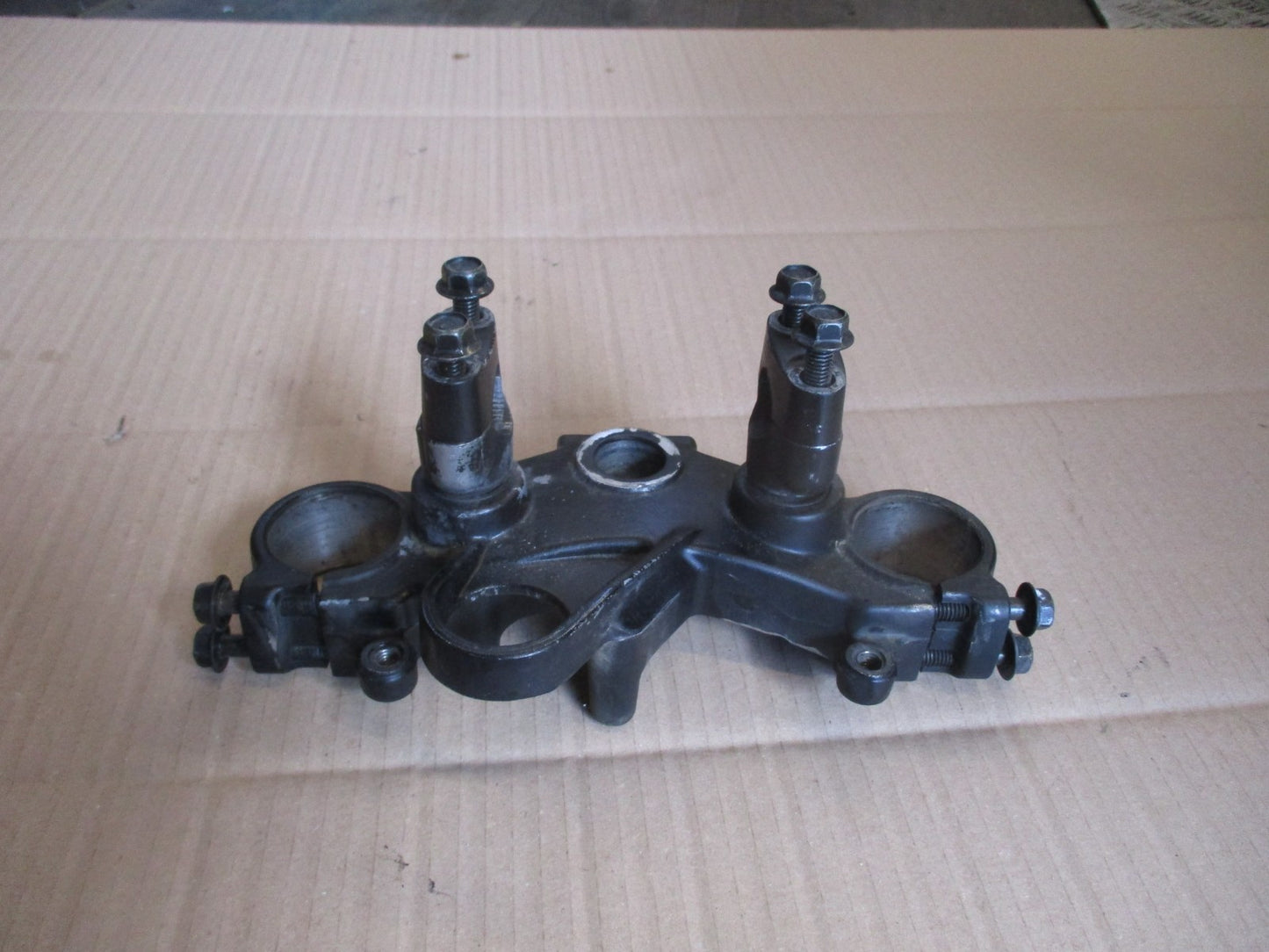 Té supérieur de fourche + pontets de guidon pour Yamaha 600 XTE - XTK - 3TB