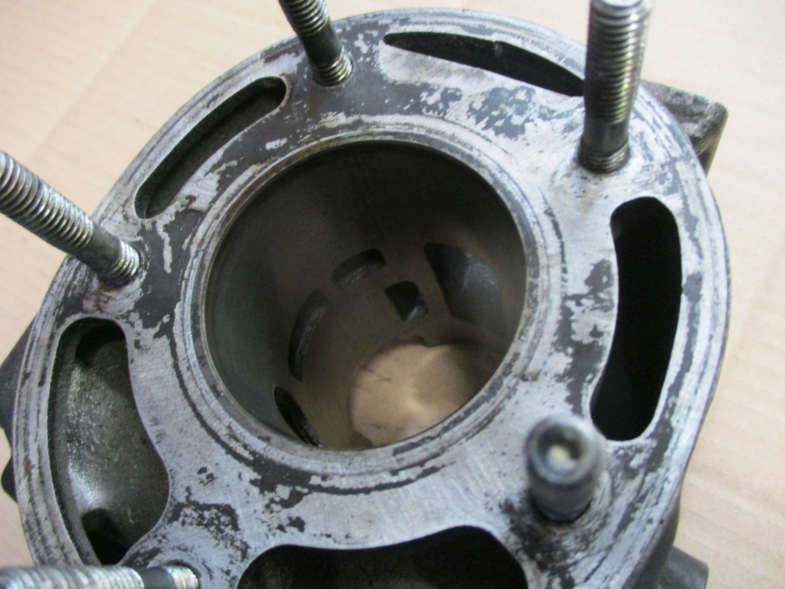 Cylindre cote STD (56.00 mm) + valve  pour Yamaha 125 DTLC - 34X - 1HR - 57U