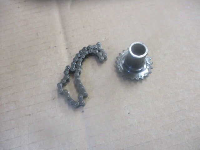 Chaîne + pignon d'entrainement balancier moteur pour Honda 125 MTX - MTXR - TC02