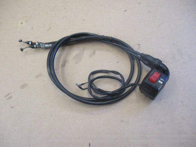 Cocotte droite + cables d'accélérateur Yamaha 600 XT Ténéré - 43F - 55W - 2KF