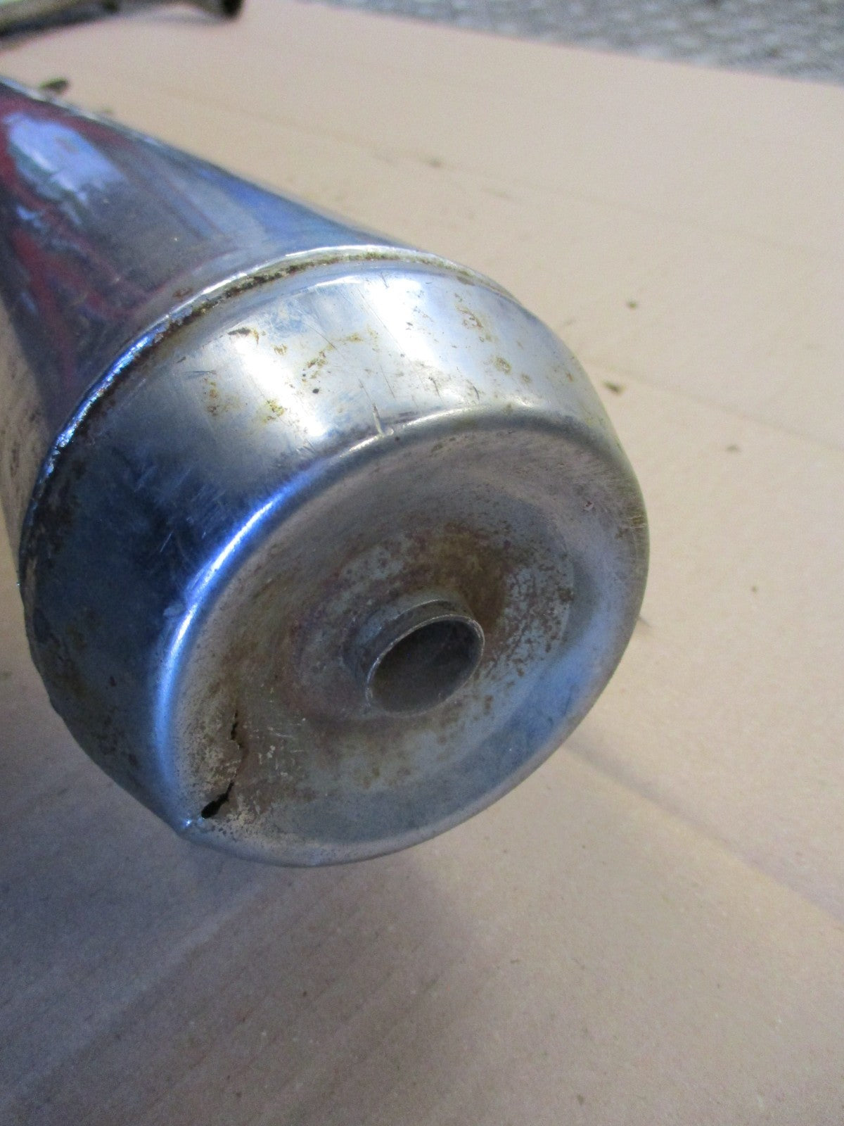 Pot d'échappement gauche pour Honda 125 CBT - CB125T - 125 Twin