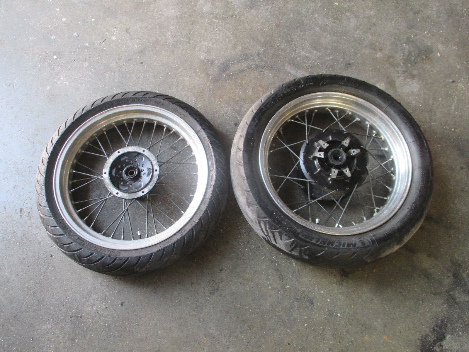 Roue avant et arrière avec jantes AKRONT pour Yamaha 600 XTE - 3TB - 4PT - DJ02