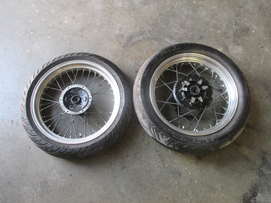 Roue avant et arrière avec jantes AKRONT pour Yamaha 600 XTE - 3TB - 4PT - DJ02
