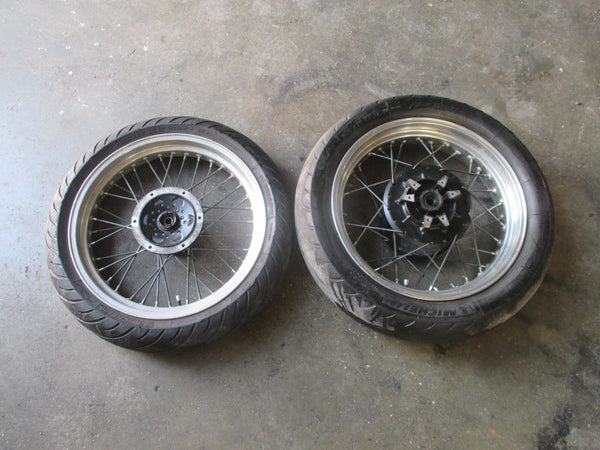 Roue avant et arrière avec jantes AKRONT pour Yamaha 600 XTE - 3TB - 4PT - DJ02
