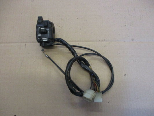 Commodo gauche + commande de starter + cable pour Yamaha 400 XJ - 4V7