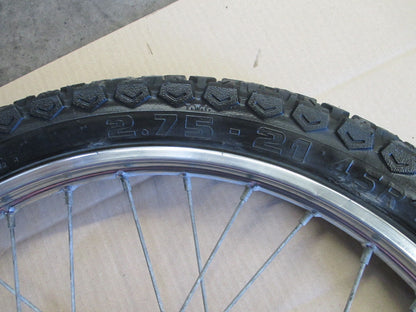 Roue avant avec pneu en bon état pour Suzuki 50 TS - ER21 - 5XAP