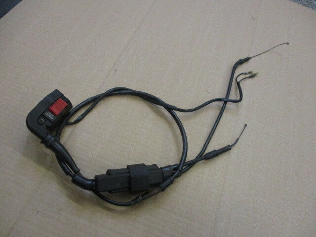 Cocotte droite + cables d'accélérateur pour Yamaha 125 DTLC - 34X - 1HR - 57U