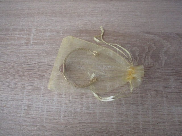 Bracelet "4 brins"  en or végétal de la réserve naturelle du Jalapao - Brésil