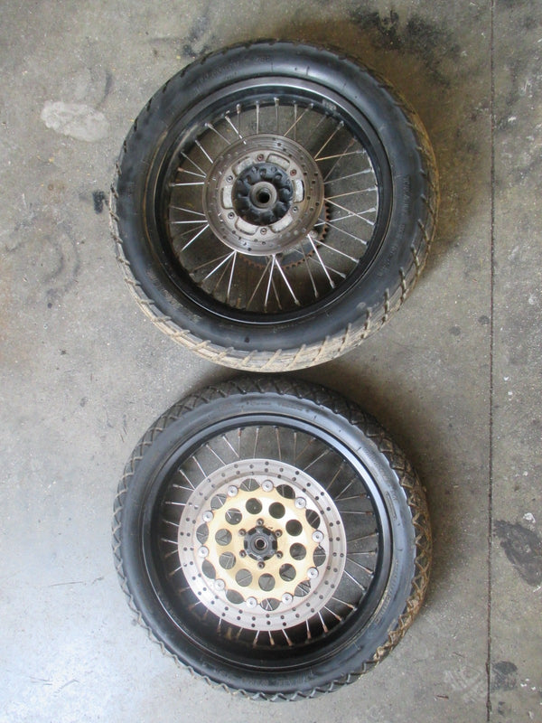 Roue avant et arrière + disques pour Yamaha 125 TDR modèle 3XD