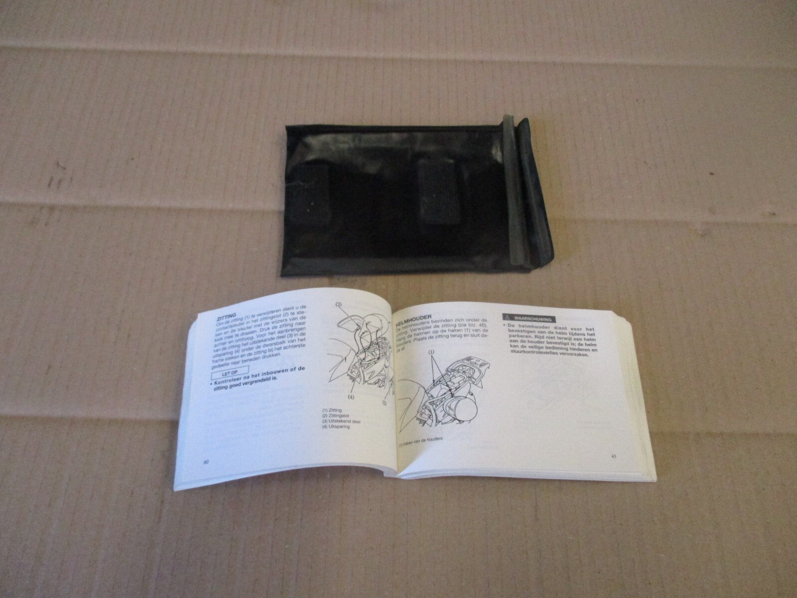 Manuel du conducteur + pochette pour Honda 125 XLV Varadéro JC32 - Modèle carbu