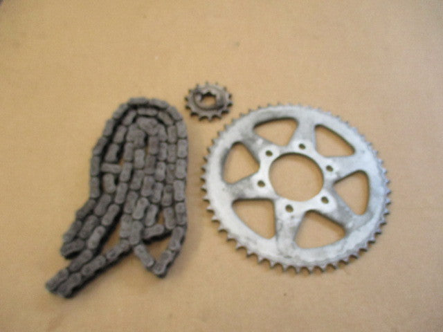 Kit chaîne pour Yamaha 125 TW - DE01 - DE054