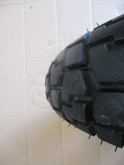 Roue arrière avec pneu Dunlop Trailmax très peu roulé Yamaha 125 DTLC - 10V